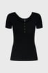 Bavlněné tričko Pieces Kitte 17101439_tri_04 - černá