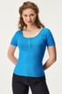 Bavlněné tričko Pieces Kitte 17101439_tri_28 - modrá