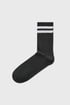 Ponožky Pieces Cally vysoké 17109883_pon_01 - černobílá