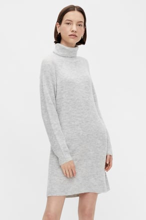 Pullover Kleid Pieces Cellen Neck