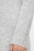 Pulover obleka Pieces Cellen Neck 17119500_sat_17 - svetlo-siva