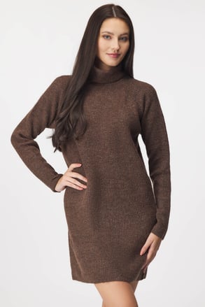 Pullover Kleid Pieces Cellen Neck