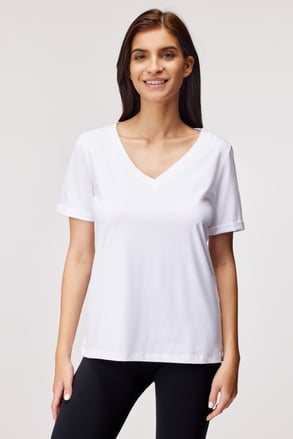 Damen-Shirt Pieces Ria V-Neck