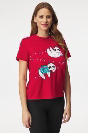 Tricou din bumbac Pieces Christmas Tricou din bumbac Pieces Christmas