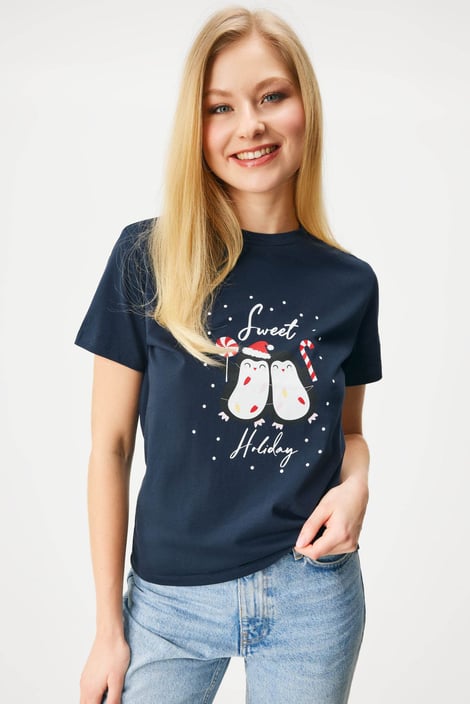 Katoenen T-shirt Pieces Christmas Katoenen T-shirt Pieces Christmas