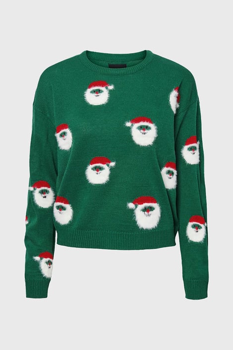 Χριστουγεννιάτικο πουλόβερ Pieces Santa | Astratex.gr