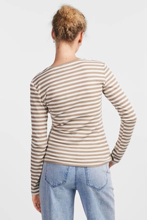 Dames T-shirt Pieces Rukado met lange mouw