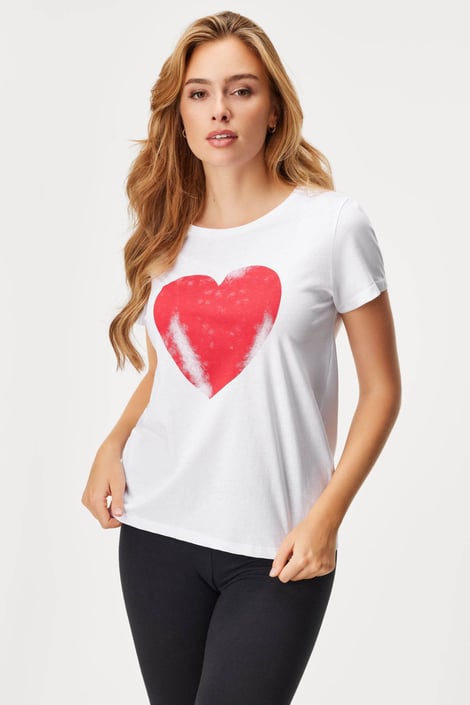 T-shirt bawełniany Pieces PCNanna T-shirt bawełniany Pieces PCNanna