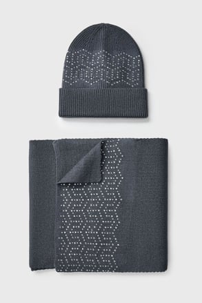 SET Šála s čepicí Pieces PCNasmine SET Šála s čepicí Pieces PCNasmine