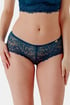 Francoske hlačke Gossard Dark Teal Swirl 17804_DTE_02 - temno-modra