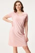 Kratka bombažna spalna srajca Pleas Classic 181636_kos_01 - roza