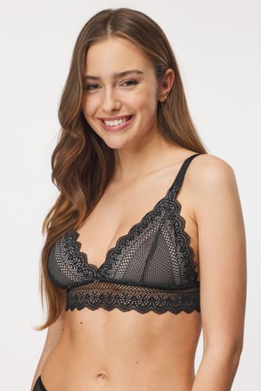 Σουτιέν Black Tattoo Bralette χωρίς ενίσχυση Σουτιέν Black Tattoo Bralette χωρίς ενίσχυση
