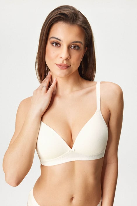 Bamboo Jacquard bélelt, merevítő nélküli melltartó