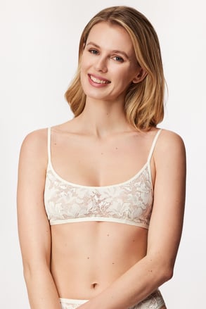 Podprsenkový top Hunkemöller Elle Ecru Podprsenkový top Hunkemöller Elle Ecru