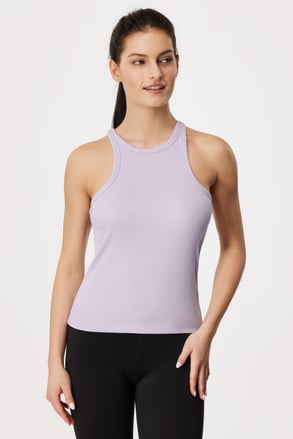 Rib női basic tank top