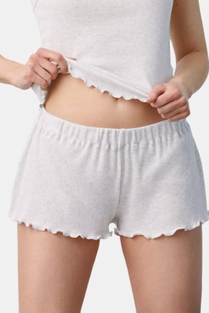 Melange női pizsama rövidnadrág