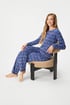 Pigiama da donna in cotone Nordic Night lungo 1fcef115-6aa4-4d36-1e9a-75b504a8ea00