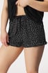 Pijama damă Wild Dots scurtă 203185_pyz_05 - negru