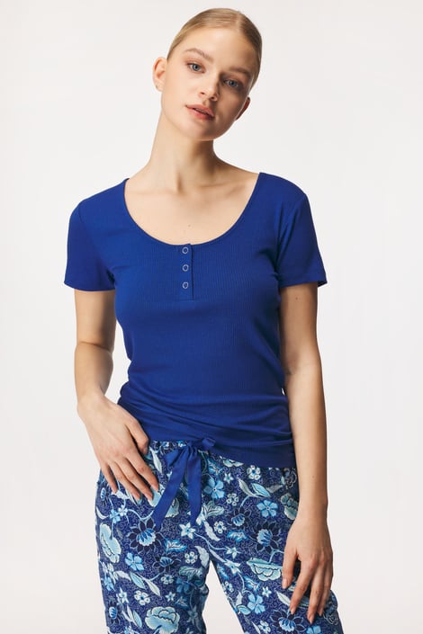 Pižama majica Henley Pižama majica Henley