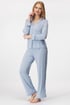 Pižama hlače Essential Hydrangea 205115_kal_03 - modra