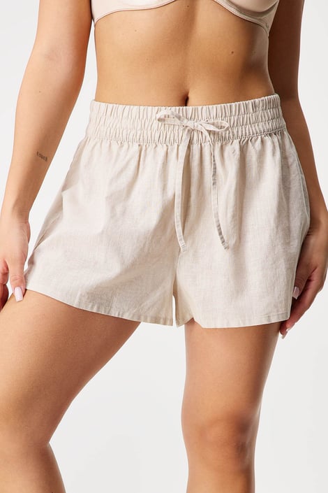 Λινό σορτς πιτζάμας Linen Λινό σορτς πιτζάμας Linen