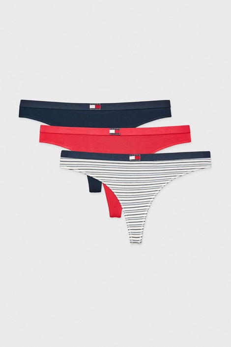 3PACK прашки Tommy Hilfiger Heritage червено-синьо