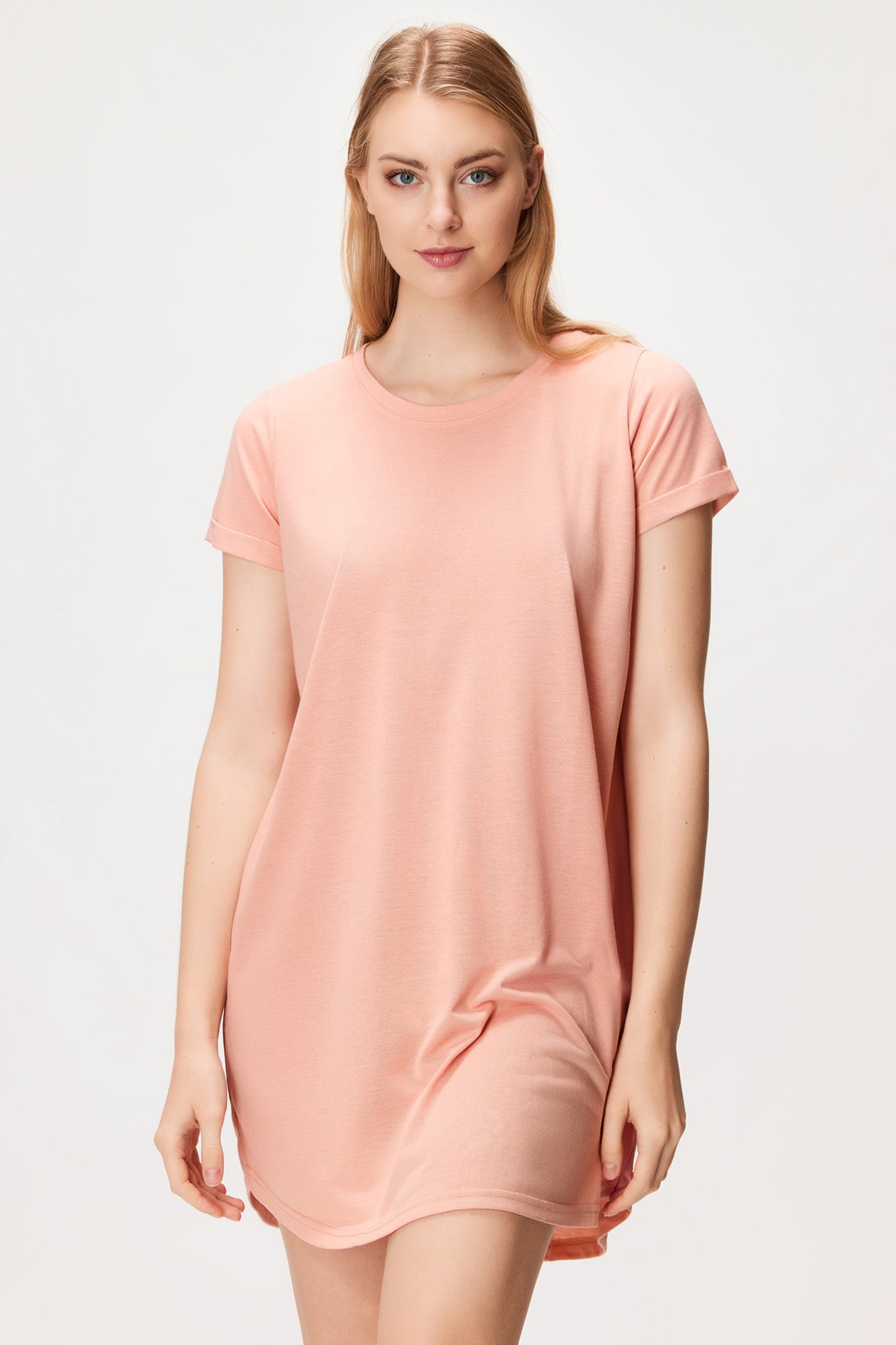 Majica haljina Tina ružičasta | Astratex.hr