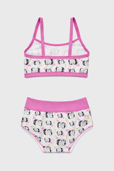 KOMPLET Podkoszulek i majtki dziewczęce Pinguini