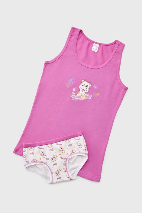 Set van meisjeshemd en slip Sweet Girl