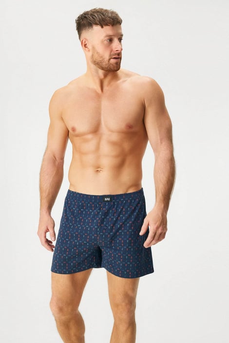 Baumwoll-Pants MEN-A Collin Blau-Orange