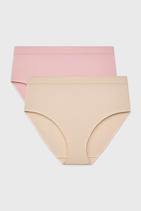 2er-PACK Klassische Slips Flexi mit erhöhtem Bund nahtlos