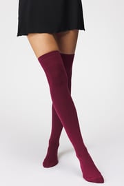 Basic Color női térd feletti zokni