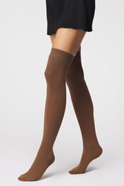 Damen-Overknees Basic Color
