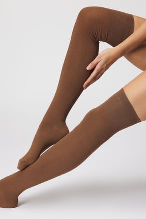 Дамски чорапи до над коляното Basic Color