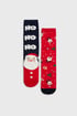 2 PACK Ponožky Santa vysoké 2P12901_pon_01