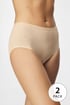 2er-PACK Klassischer Slip Adalee Baumwolle 2P234_kal_01 - beige