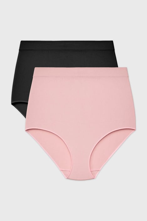 2PACK Klasické kalhotky Flexi s vysokým pasem bezešvé