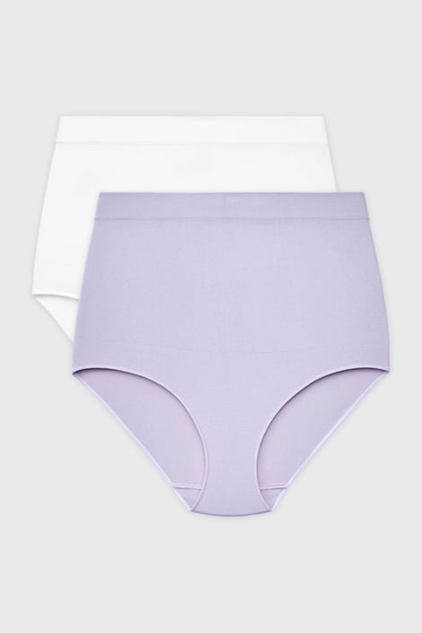 2PACK Klasické kalhotky Flexi s vysokým pasem bezešvé