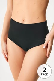 2PACK Chilot clasic Bamboo Mina cu talie înaltă