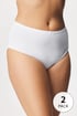 2 PACK chilot Mariola Plus size din bumbac fitness, talie înaltă 2PBriefs01ATX_kal_11