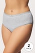 2 PACK Nohavičky Mariola Plus size z fitness bavlny vyššie 2PBriefs01ATX_kal_31