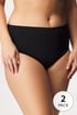 2 PACK chilot Mariana Plus size din bumbac fitness, talie înaltă 2PBriefs02ATX_kal_15