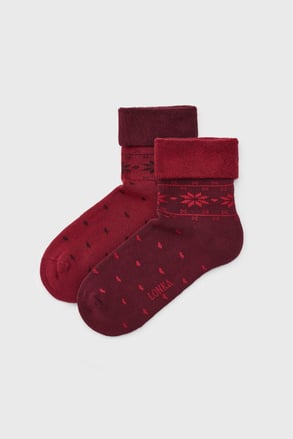 2 PACK tople nogavice Frotana