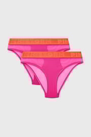 2PACK Klasické nohavičky PINK STORM Fizzy so zvýšeným pásom