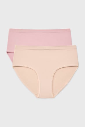 2PACK klassieke slips RIB met verhoogde taille