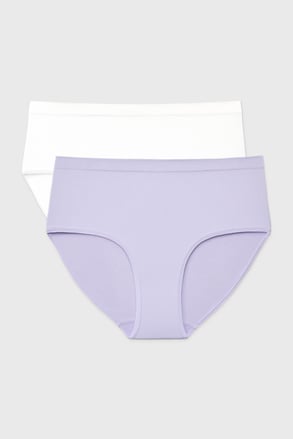 2PACK Majtki klasyczne RIB z podwyższonym stanem