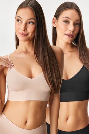 2PACK Biustonosz RIB Bralette bez fiszbinów
