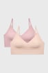 2PACK Podprsenka RIB Bralette bez kostíc 2PRib1ATX_pod_52