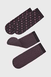 2PACK șosete OROBLÚ Twins The Pattern înalte 50 DEN