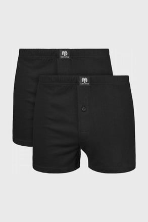 2 PACK zwarte boxershorts Zeke 2 PACK zwarte boxershorts Zeke